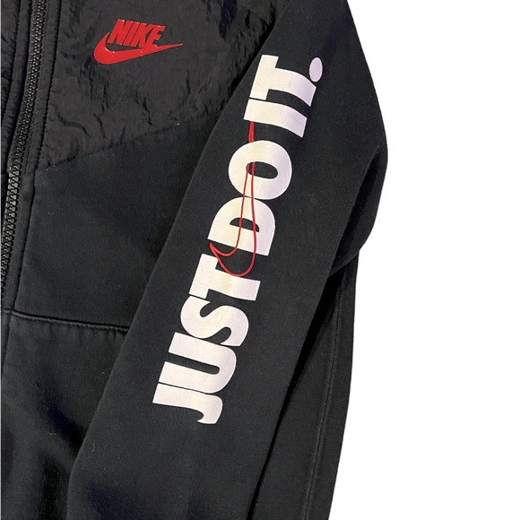 Nike Kids Just Do It Zip- Up Hoodie Small - Picture 5 of 7